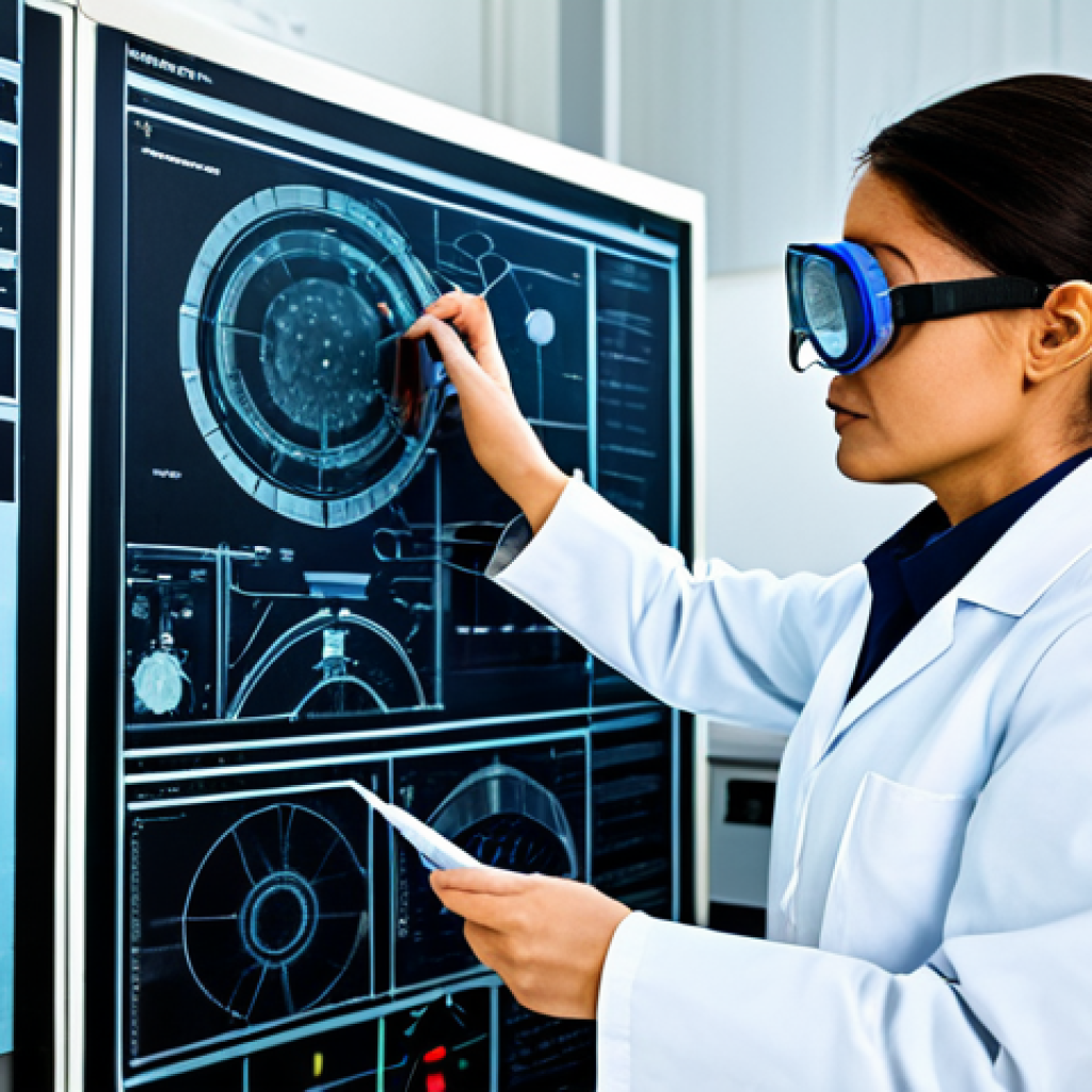 **
"Nuclear engineer in a clean lab environment, examining a complex reactor design blueprint, fully clothed in professional lab attire, appropriate safety goggles, safe for work, perfect anatomy, natural proportions, documentary photography, high quality, showcasing dedication and innovation. The engineer is focused and confident, surrounded by scientific instruments and diagrams. Professional, modest, family-friendly."
**