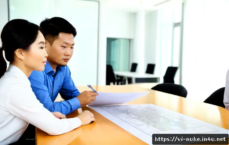 Home 17 원자력 발전소 프로젝트 관리 - Photorealistic nuclear power plant project management meeting in Vietnam, diverse Vietnamese enginee...